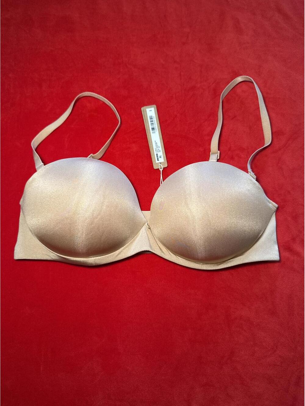 Skims Ultimate Push Up Strapless Bra Color Clay Size 34C